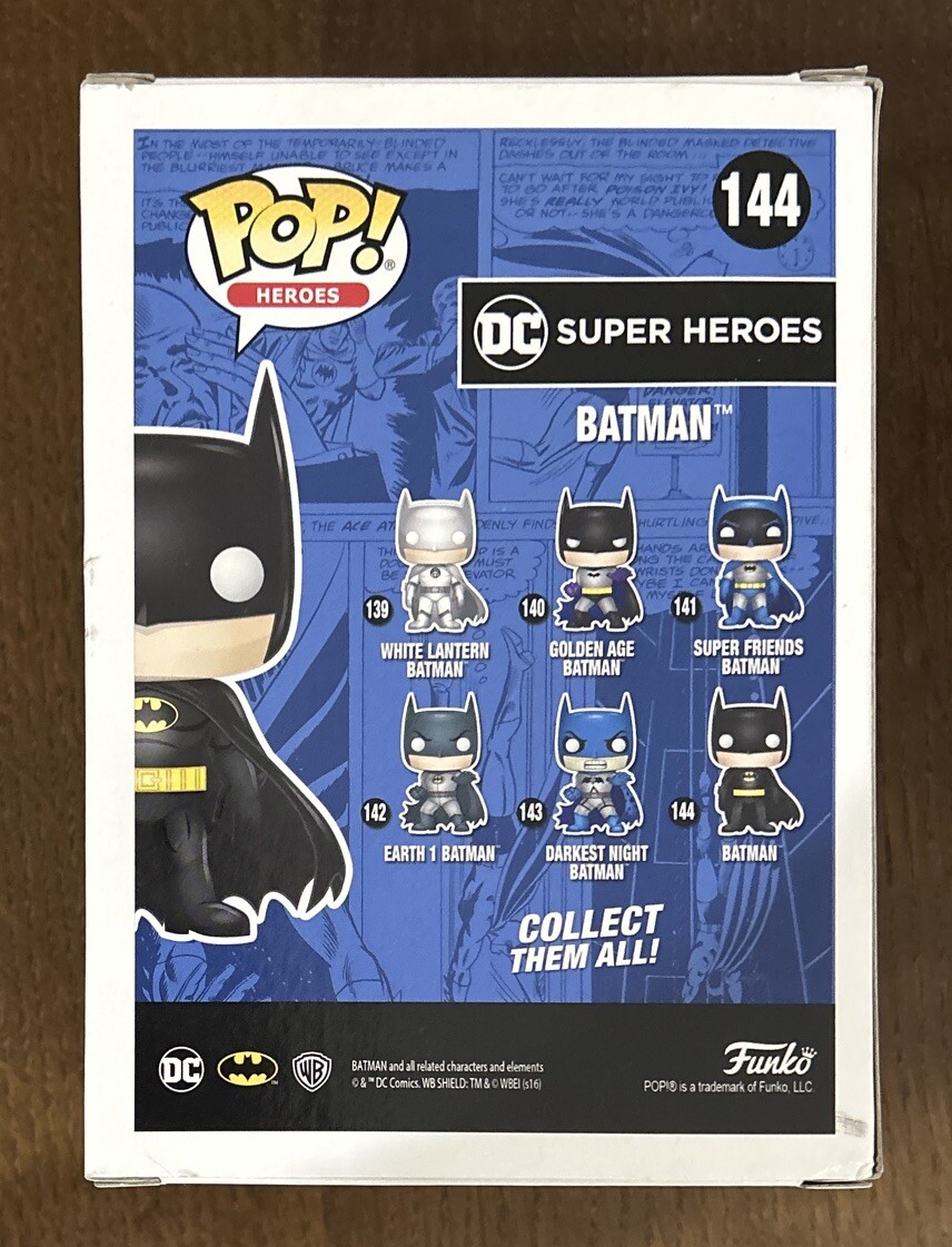 Funko Pop! Vinyl: DC Universe - Batman #144 889698114967| eBay