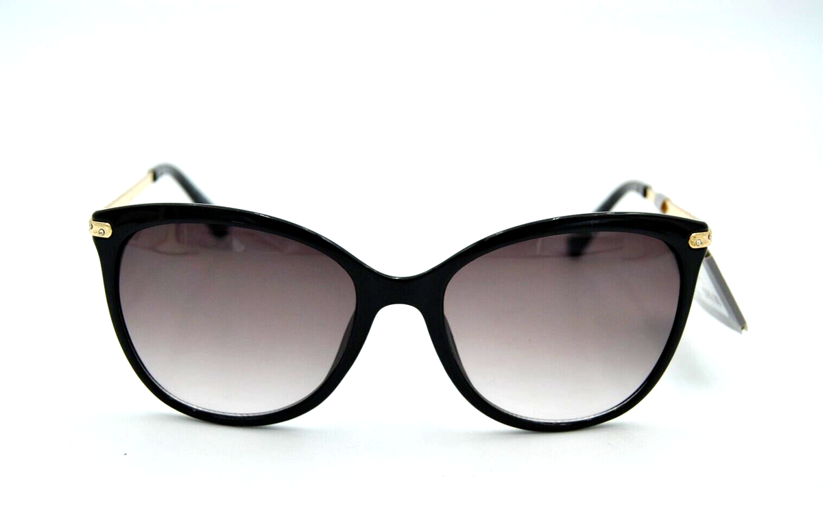 Falls Creek by Foster Grant MIREYA Black Gold Jeweled Cat Eye