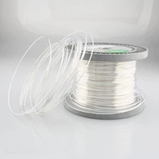 1M Pure Silver 9999 Stranded Bulk Wire 18/20/24/28AWG Hifi Signal Cable Tonearm