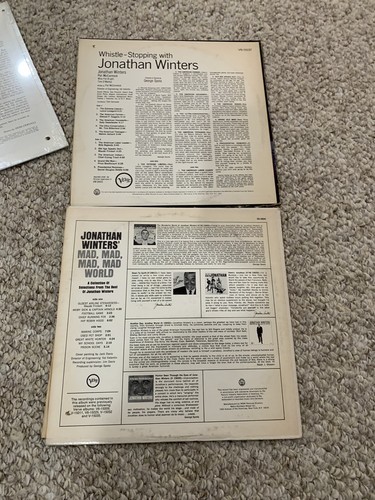 Jonathan Winters' Mad Mad Mad Mad World Vintage Vinyl Record Lot 12” LPs - Picture 3 of 4