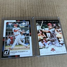 STEPHEN PISCOTTY RC 2016 Donruss The Rookies #TR6 & Diamond Kings #145 (h)