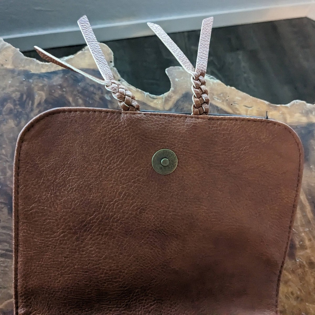 Darcy Marks London Faux Leather Brown Backpack | eBay