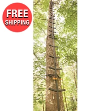 Tree Stand 25-Feet Full Step Climbing Sticks Hunting Game Ladder Deer Steel Gear