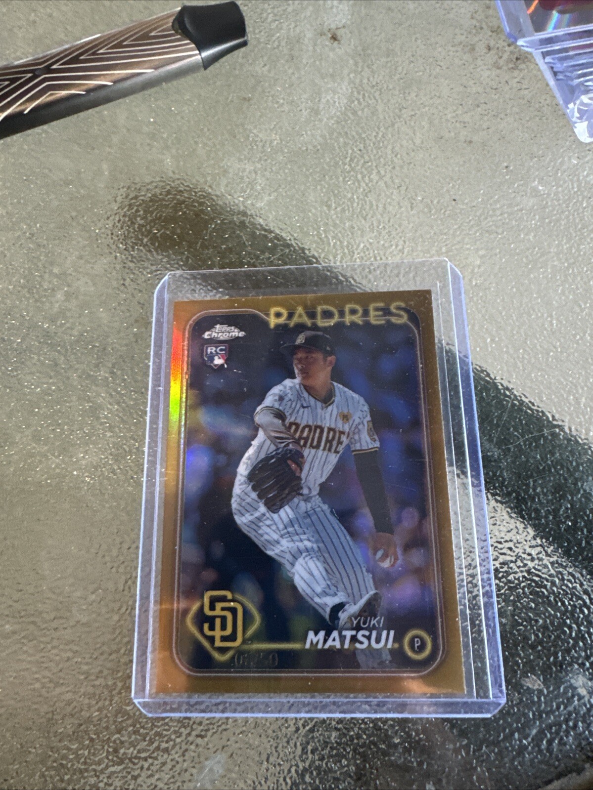 2024 Topps Chrome - #116 Yuki Matsui (RC) Gold #’d / 50
