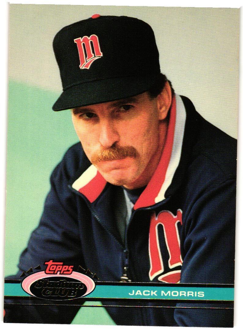 1991 Stadium Club #447a Jack Morris