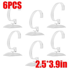 6PCS Acrylic Watch Display Stand Holder Watch Rack Bracelets Display for Shop