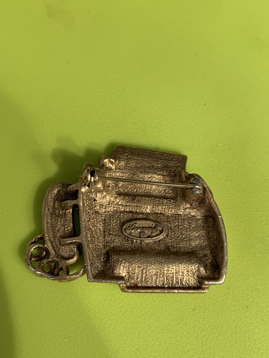 ❣️Fine❣️ Vintage Dancraft Fax I Love You Gold Tone Brooch Pin XZ-46 | eBay