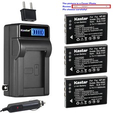 Kastar Battery LCD AC Charger for Universal Remote Control URC MX 880 as NP-60