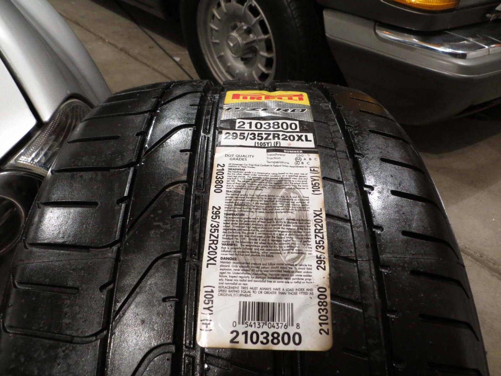NEW 1 ONE PIRELLI P ZERO F OEM FERRARI 160-AA-A 295/35ZR20 105Y 295 35 20 2914