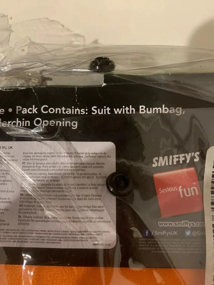 Nuevo Disfraz Smiffy’s Calabaza Segunda Piel Adulto Talla Pequeña 34-36 Foto 3 de 4