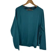 Spyder Active Teal Long Sleeve Performance Shirt Women's Size XXL