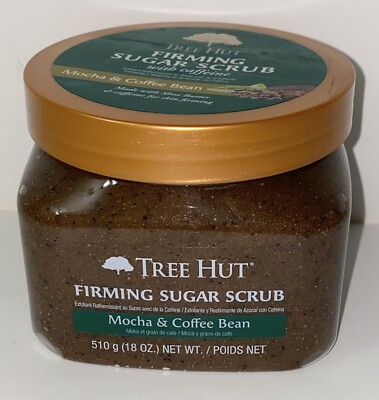Tree Hut Skin Firming Exfoliating Sugar Scrub w/ Caffeine Mocha & Coffee Bean