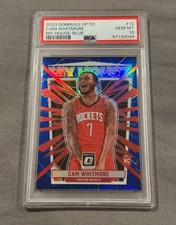 2023-24 Donruss Optic Cam Whitmore Blue My House Rookie /85 RC PSA 10