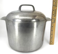 Vintage Wagner Ware Magnalite Aluminum Round Dutch Oven Stock Pot 4738 With Lid