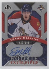 2008 SP Game Used Edition Rookie Exclusives /100 Shawn Matthias #RE-SM Auto 10gc