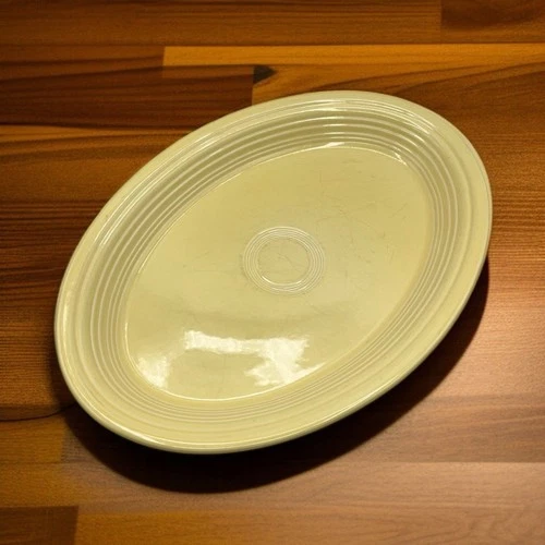 Fiestaware Large 13" Serving Platter Yellow Fiesta