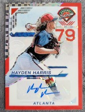 2025 Panini Prospect Edition - Hayden Harris - Holo Red Power Auto /99