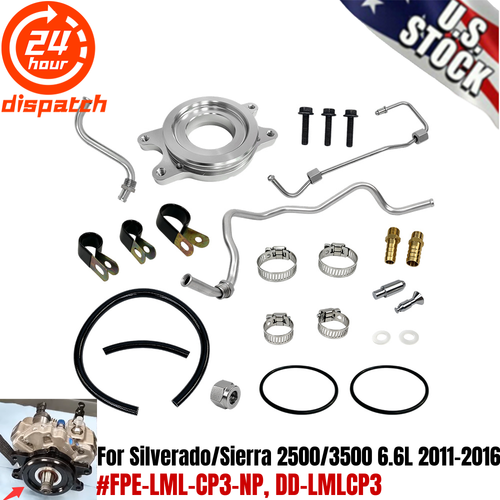 Lml Injection Pump LML CP3 Injection Pump Conversion Kit For Silverado Sierra 6.6L V8 ...