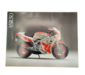 Vintage 1980's Yamaha Motorcycle  Brochure YSR50