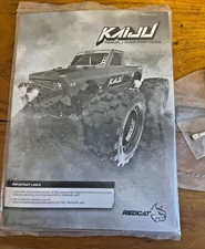 REDCAT RACING KAIJU 1:8 4WD STOCK OWNERS MANUAL / QUICK START GUIDE LAST ONE !!