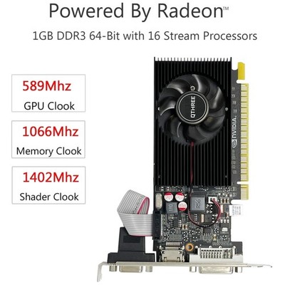 GT 210 Graphics Card - 1GB Memory, 589MHz Core Clock