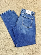 Flint and Tinder 33x32 Athletic Tapered Fit Denim Jeans Made in USA NWT