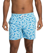Chubbies Men's Swim Trunks w/Liner Size XL "The Shark Sides" 5.5" Inseam - NWT