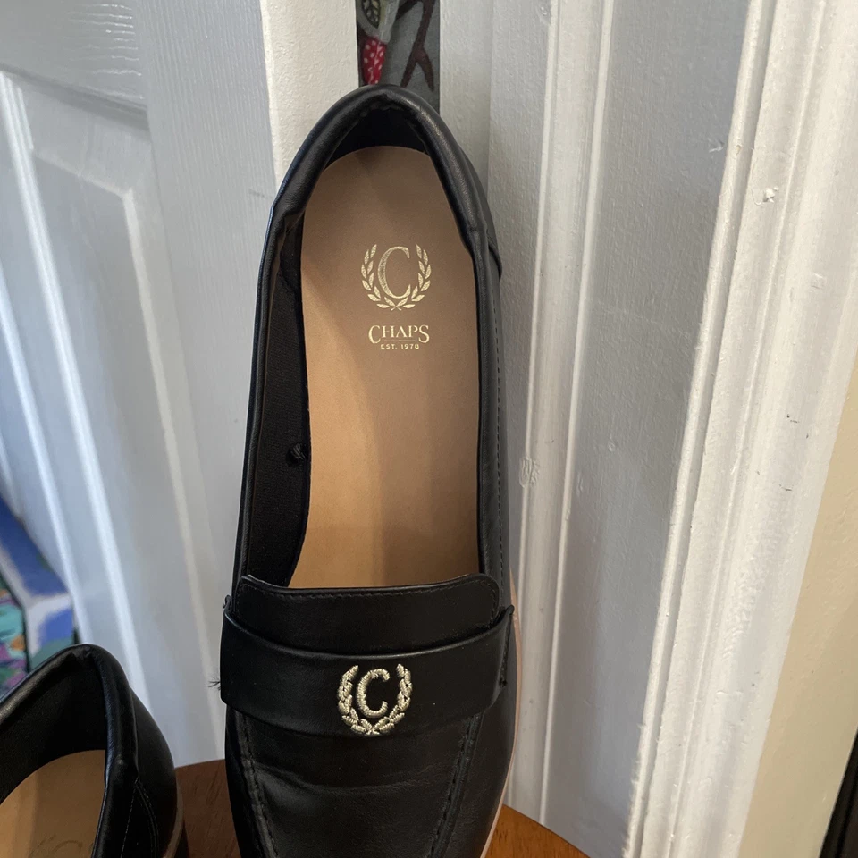 Mocasines para mujer Chaps Harper Moc Toe ~ talla 8 ~ negros Foto 4 de 4