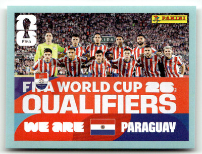 Panini 2026 World Cup WM Amerika Sticker No. PAR 13 Paraguay Team