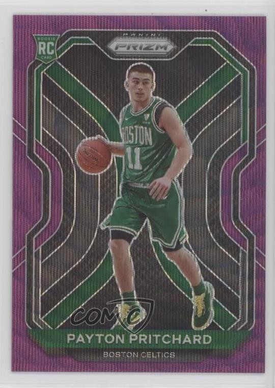 2020-21 Panini Prizm Purple Wave Prizm Payton Pritchard #257 Rookie RC 02ez