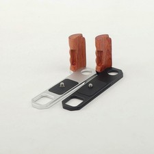Solid Wood Grip Aluminum Baseplate Arca Quick Release for Nikon F