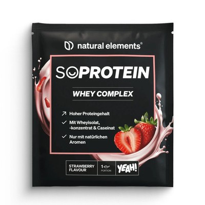 SoProtein Whey Complex Protein Pulver - Schokolade - 22g Protein pro Portion