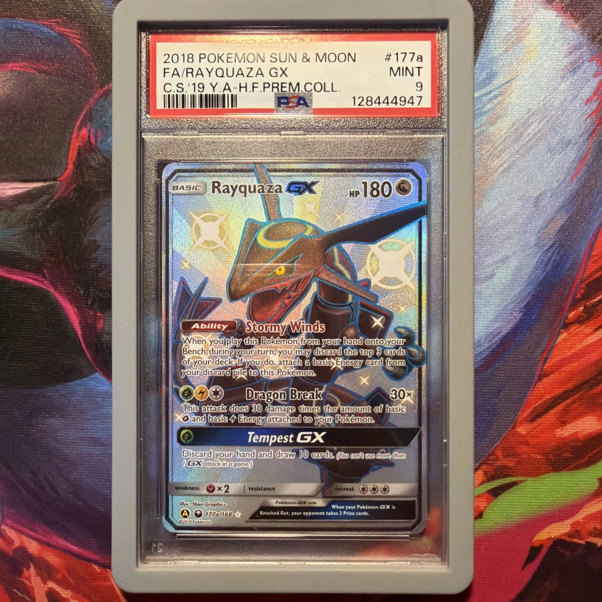 Rayquaza Pokémon TCG Professional Sports Authenticator (PSA) Grade