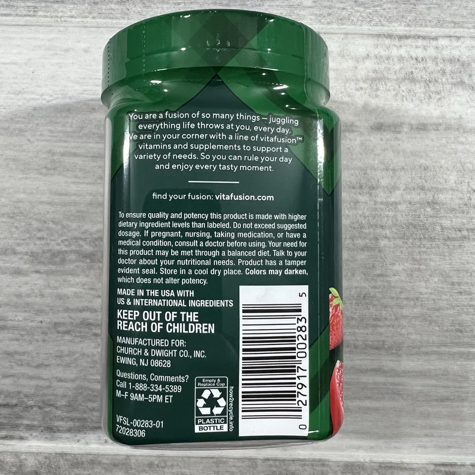 Vitafusion Masticables Suaves Bienestar Diario Multi Adulto 30 ct Sabor Baya Fusión NUEVO Foto 3 de 4