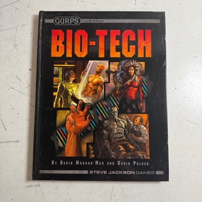 Gurps Bio-Tech 4th Edition Steve Jackson Games Fantasy Tabletop RPG Sourcebook