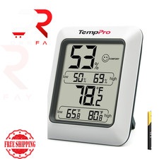 TempPro TP50 Digital Hygrometer Thermometer Humidity Monitor Indoor Gauge