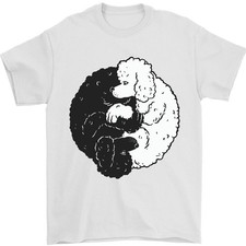 Gildan Casual Classics Camiseta Hombre Algodón 100% Yin Yang Poodle
