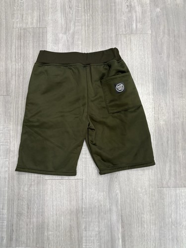 Aeropostale Aero 1987 Mens Small S Army Green Drawstring Logo Shorts - Picture 3 of 4