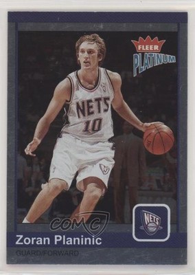 2003-04 Fleer Platinum Platinum Finish 18/100 Zoran Planinic #171 Rookie RC 0q3