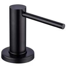 Matte Black Soap Dispenser Pump for Kitchen Countertop - Stainless Steel