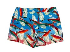Chubbies Men  s Medium Swim Trunks 5" Inseam Tropical Print Mesh Lined Drawstring