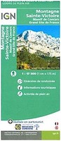 / Ign Karte Montagne Sainte-Victoire / 9782758545903