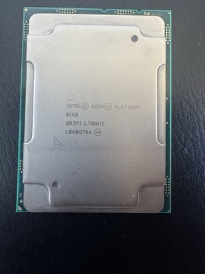 Intel Xeon Platinum 8168 24-Core 2.70GHZ CPU / SR37J (PS-129)