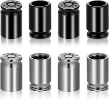 8 Pcs Bullet Valve Stem Caps Aluminum Alloy Tire Valve Stem Caps Dustproof Ti... 8 Pcs Bullet Valve Stem Caps Aluminum Alloy Tire Valve Stem Caps Dustproof Ti...