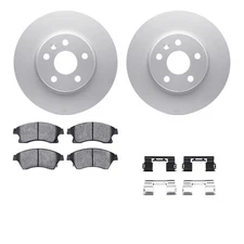 Dynamic Friction Company 4512-47089 Geospec Coated Rotors With 5000 Brake Pads 