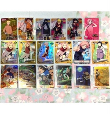 Naruto Boruto Card Clear Card Set: Naruto, Sasuke, Sakura, Hinata, Boruto,