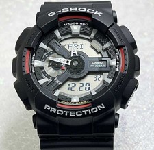 G SHOCK G SHOCK Casio Men's Watch g shock Ana Digi GA 110WS 7AJF Purple Dial Gif