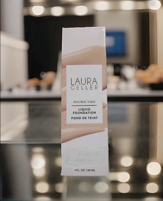 LAURA GELLER Double Take Liquid Foundation FAIR NEW  