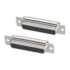 D-sub Connector, Female Socket 44-pin 3-row Port Terminal Breakout 2X