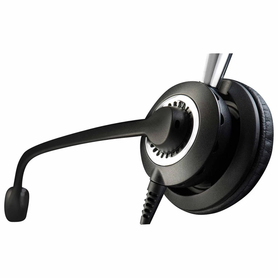 JABRA BIZ 2400 II DUO USB CUFFIE DA TELEFONO FISSO MICROFONO CANCELLAZIONE RUMOR - Immagine 2 di 4